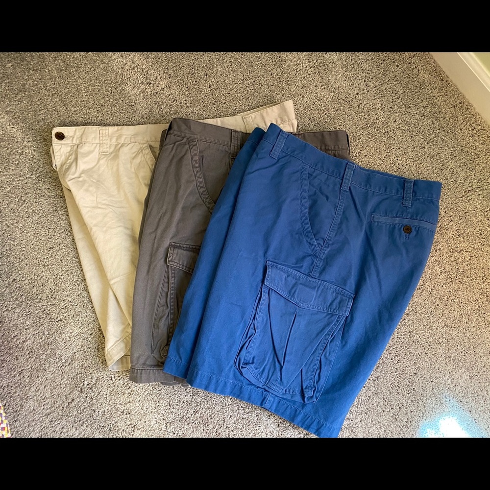 3 pair of men’s shorts for the price of 1.